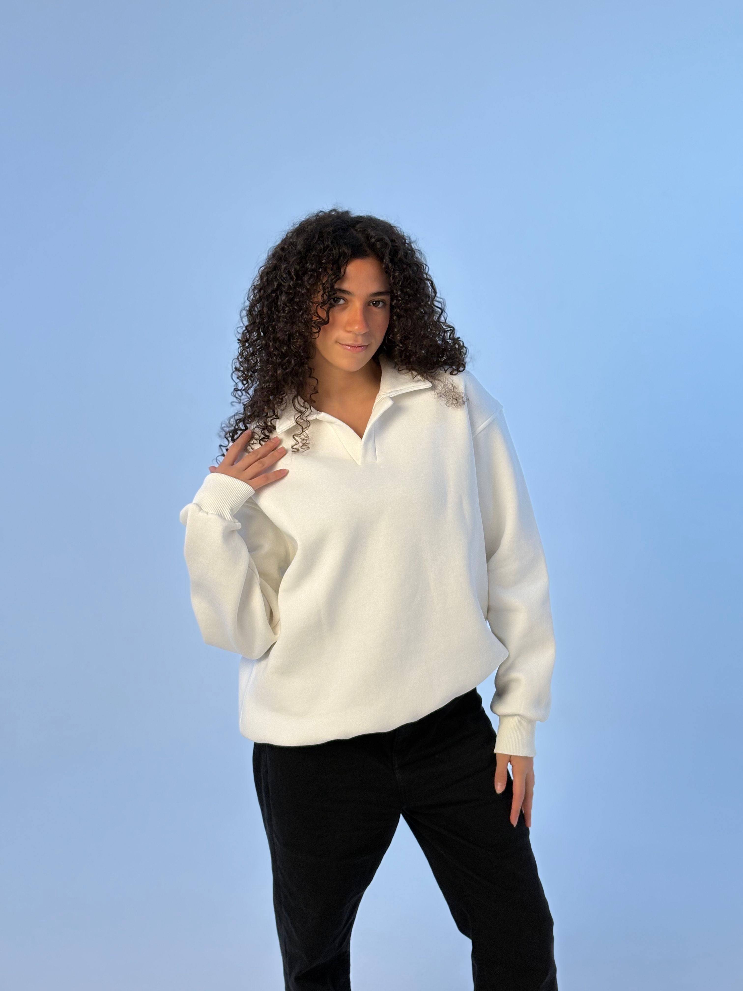 Essential Premium Crewneck Polo - Off White